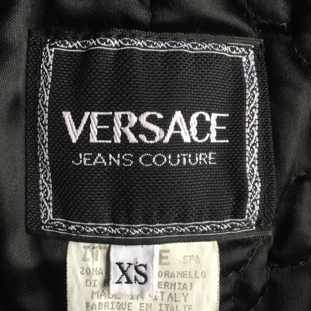 Rare VERSACE Vintage Quilted Jacket XS - Picture 8 of 17